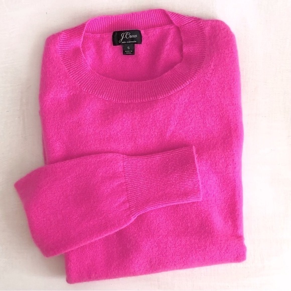 Bright Pink Crewneck Sweaters